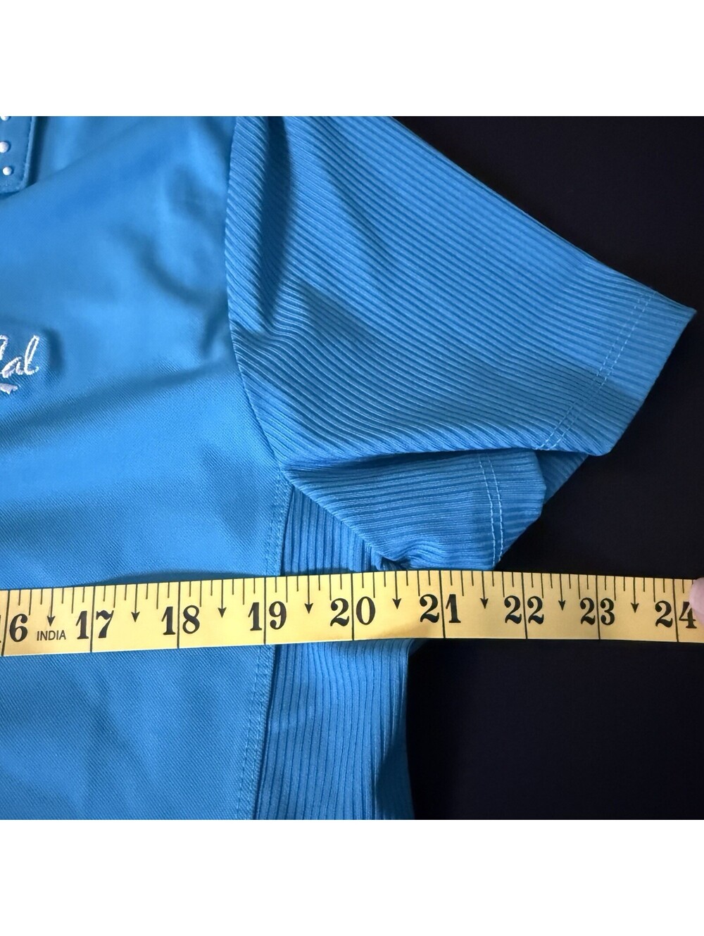 Greg Norman Shark Collection At the Cal Women’s Golf Polo Shirt XL NWT Blue - Picture 7 of 9